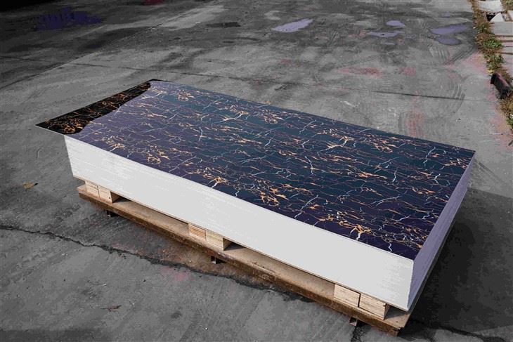 Great Flexible Pvc Uv Marble Sheet