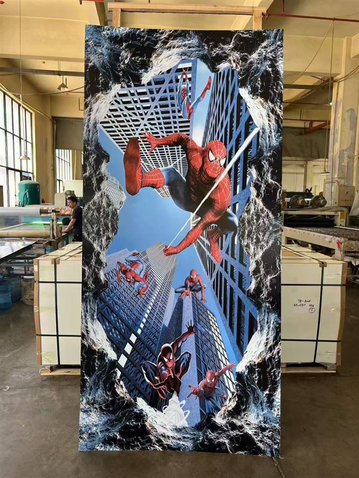 High Glossy Uv Pvc Marbel Sheet Board factory